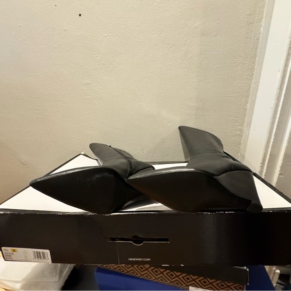 Nine West | Calf Length | Black Wedge Boot | Sz 10.5 - Picture 4 of 6